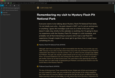A screenshot of Lagrange on MacOS