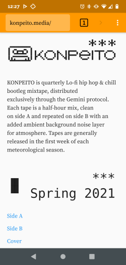 A screenshot of deedum on Android 10